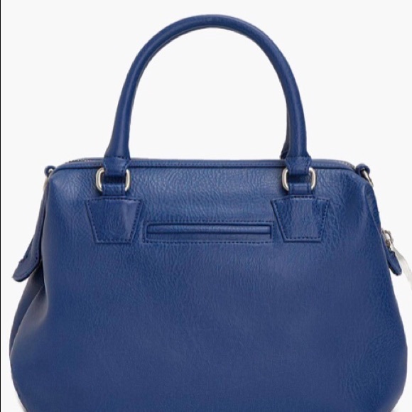 Matt & Nat ‘MALONE’ Doctor Bag Satchel Vegan Leather in Blue - Picture 4 of 13